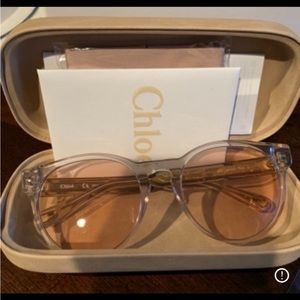 New CHLOE SUNGLASSES CE753S (688) CHAMPAGNE 52_20 -140 new in original case